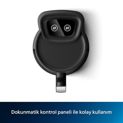 Philips 5000 Serisi Türk Kahvesi Makinesi, Közde Türk Kahvesi Pişirme Fonksiyonu, Kullanımı Kolay Dokunmatik Tuşlar, Siyah & Metal, HDA150/61