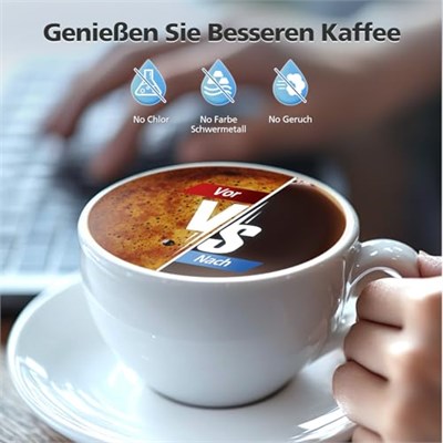 Philips AquaClean CA6903/10 CA6903/22 CA6903 için 6 adet yedek su filtresi | 2 kademeli su filtresi Saeco & Philips tam otomatik kahve makineleri için uygundur
