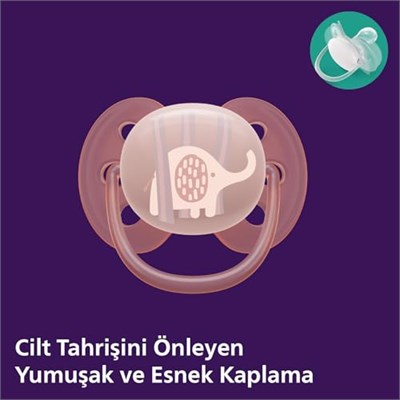 Philips Avent SCF091/09 Ultra Soft 0-6 Ay 2li Kız Emzik