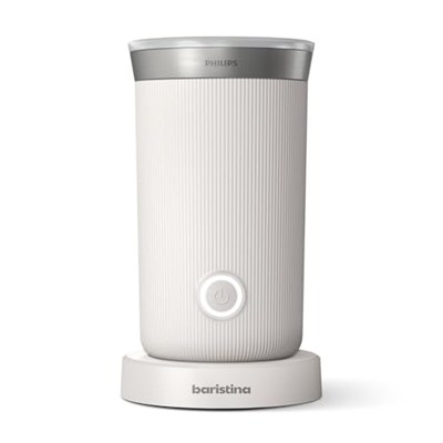 Philips Baristina Süt Köpürtücü - Sütü Mükemmel Bir Şekilde Köpürtür. Sıcak ve Soğuk. Süt ve Süt Alternatifleri. Temizlemesi Kolay. Philips Baristina Espresso Makineleri İçin. Süt Beyazı (BAR311/00)