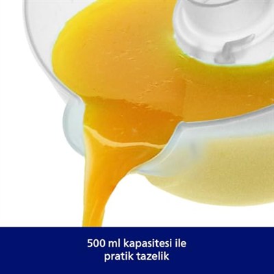 Philips Daily Collection Narenciye Sıkacağı, 25W, 500 ml Meyve Suyu Sürahisi, Otomatik Yön Değiştirme, Kablo Saklama, HR2738/00