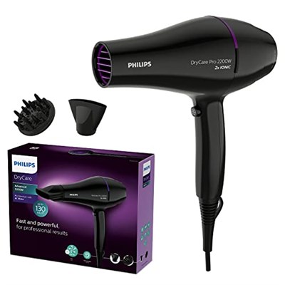 Philips DryCare Pro saç kurutma makinesi, güçlü AC motorlu (model BHD274/00)