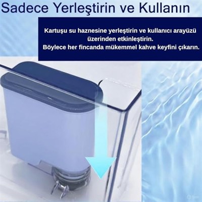Philips Espresso Makinesi EP5144 EP5543 EP5443 EP5444 EP5547 ile Uyumlu Aqua Clean Filtre Ca6903/00