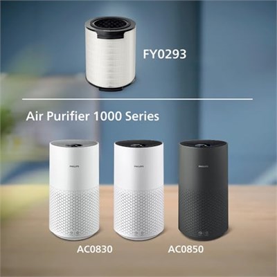 PHILIPS FY1700/30 NanoProtect Pro HEPA Hava Temizleyici Filtre, Beyaz