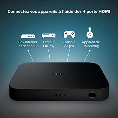 Philips Hue HDMI Sync Box, 4 HDMI Bağlantısı, Akıllı Aydınlatma Siyah