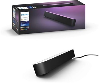 Philips HueWCA Play Genişletme Paketi, Akıllı LED Aydınlatma, Siyah (Güç adaptörü dahil değildir)