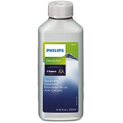 Philips Kitchen Appliances Philips Orijinal Espresso Makinesi Kireç Çözücü, Makine Ömrünü Uzatmak İçin Mükemmel Kireç Çözme, 1 Kireç Çözme Döngüsü, 250 ml Şişe, (CA6700/47)