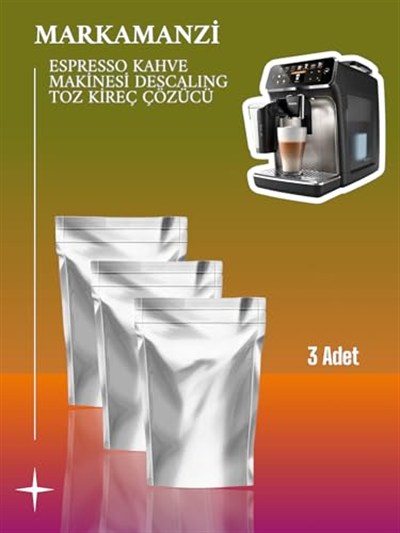 Philips Lattego Ep5547 Ep3246 Ep2231 Tüm EP Serileri, Nespresso ve Tchibo için Kireç Çözücü Descaling 3adx10gr Toz