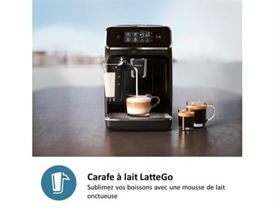 Philips LatteGo süt kabı CA6708/10, LatteGo kahve makineleri için 2 parçalı süt sistemi