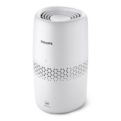 Philips Nemlendirici 2000 Serisi - Hijyenik Nemlendirme,%99,97 Daha Az Bakteri, 2L Su Haznesi, 190 ml/saat, 31 m²ye Kadar Odalar için, Ultra Sessiz (32 dB), Otomatik Kapanma, Beyaz (HU2510/10)