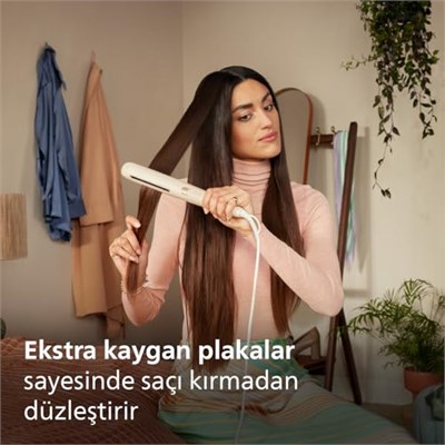 Philips Saç Düzleştirici, SenseIQ Teknolojili, 3 Şekillendirme Modu, Tetra İyonik Sistem, Ultra Kaygan Plaka, Elektriklenme Önleyici, 8000 Serisi, BHS830/00