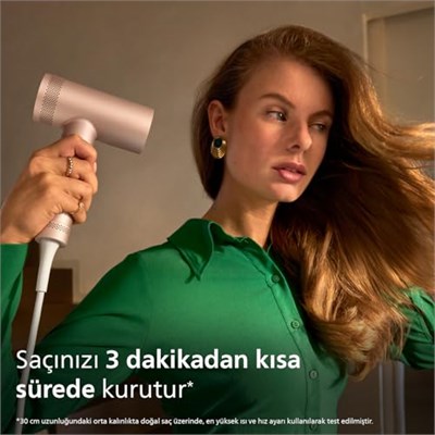 Philips Saç Kurutma Makinesi – ThermoShield Advanced Koruma, 228 km/s Hava Akışı, 200M İyonik Bakım, Çift Hava Girişi, Hassas Mod, BLDC Motor ile Ultra Hızlı Kurutma, BHD837/10