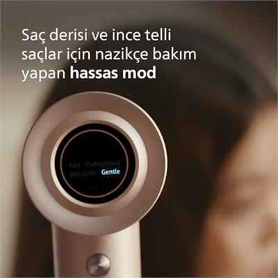 Philips Saç Kurutma Makinesi – ThermoShield Advanced Koruma, 228 km/s Hava Akışı, 200M İyonik Bakım, Çift Hava Girişi, Hassas Mod, BLDC Motor ile Ultra Hızlı Kurutma, BHD837/10
