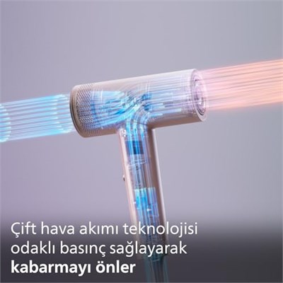 Philips Saç Kurutma Makinesi – ThermoShield Advanced Koruma, 228 km/s Hava Akışı, 200M İyonik Bakım, Çift Hava Girişi, Hassas Mod, BLDC Motor ile Ultra Hızlı Kurutma, BHD837/10