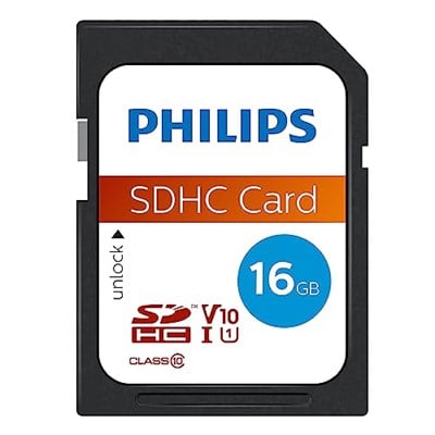 Philips SDHC Kart 16 GB Sınıf 10 UHS-I U1