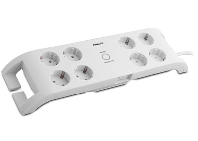 Philips SPN3080B/10, Çoklayıcı, 900J 8li Akım Korumalı 2m, Beyaz