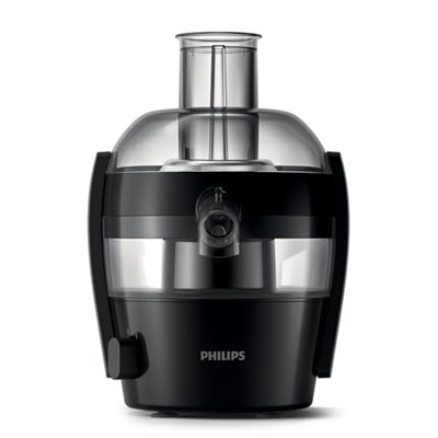 Philips Viva Collection Meyve Sıkacağı - Kompakt Tasarım, QuickClean Teknolojisi, Bardağa Doğrudan Servis, 500W Motor, 1.5L Kapasite, Damlatmaz, Kolay Temizlenir (HR1832/00)