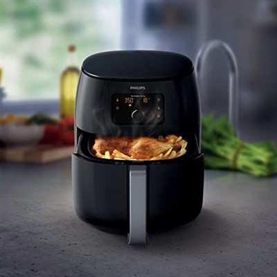 PHILIPS Yağ Temizleme Teknolojisi, 3 Lbs, Black, Mutfak Aletleri Dijital İkiz TurboStar Airfryer XXL, HD9650 / 96