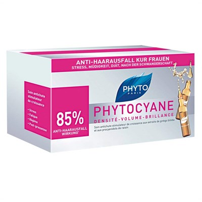 Phyto Phytocyane Ampoule -Dökülme Karşıtı Saç Bakım Serumu 12 x 7,5 ml
