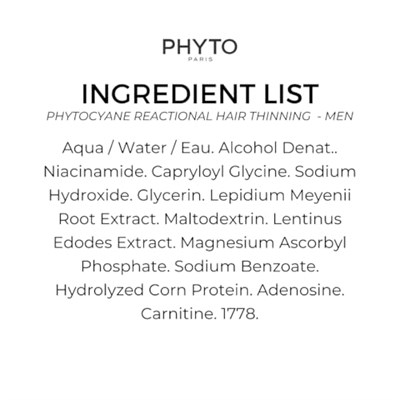 Phyto Phytocyane Erkek Tipi Kronik Saç Dökülmesine Karşı Bakım Serumu, 12 X 3,5Ml