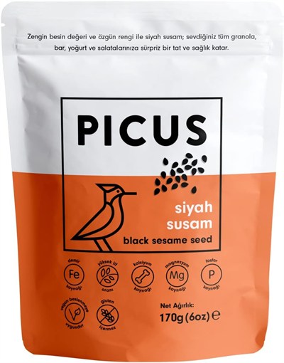 Picus 170 Gr. Siyah Susam