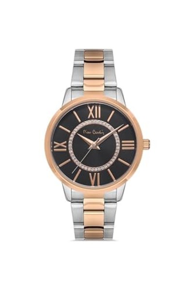 Pierre Cardin 800202F08 Kol Saati, Gri-Rosegold, Standart