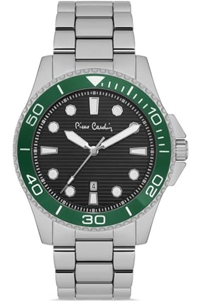 Pierre Cardin 800311F09 Kol Saati, Gri-Yeşil, Standart
