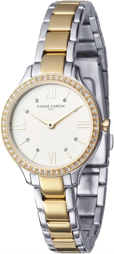 Pierre Cardin CRM.0004 Kol Saati, Gri-Altın Sarısı, Standart