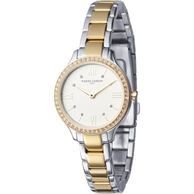 Pierre Cardin CRM.0004 Kol Saati, Gri-Altın Sarısı, Standart