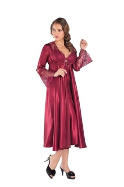 Pierre Cardin Kadın Bordo Altılı Saten Çeyiz Seti 6620