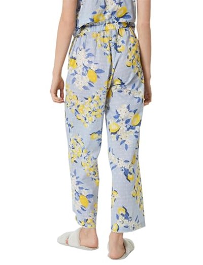 Pijama Altı Beli Bağcıklı Fırfırlı Pamuklu