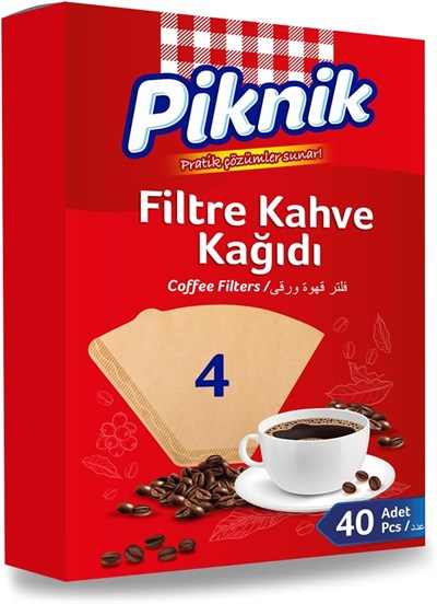 Piknik Kahve Filtre Kağidi 40li No:2