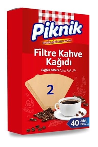 Piknik Kahve Filtre Kağidi 40li No:2