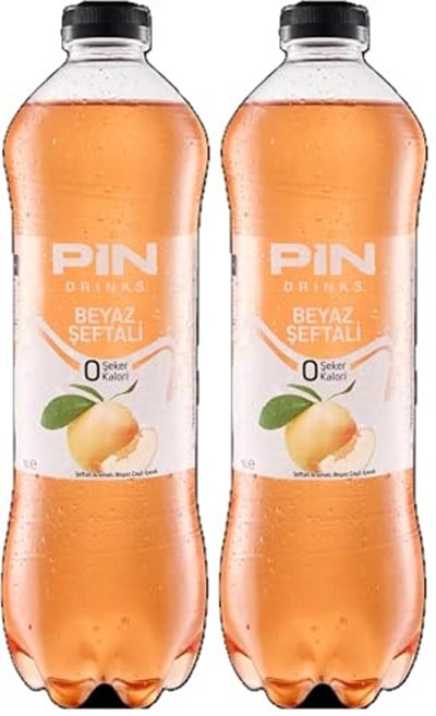 PIN Beyaz Şeftali Pet 1 lt (2 paketi)