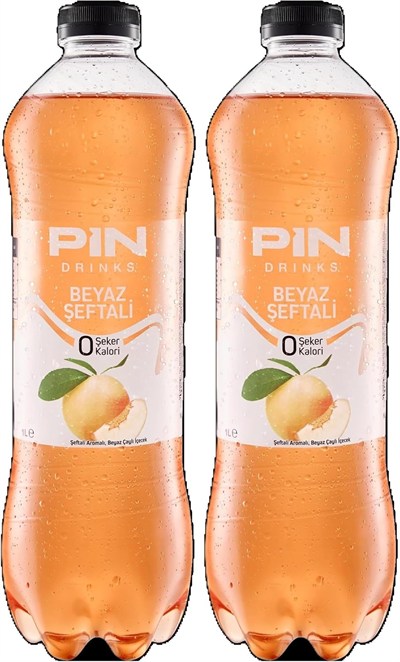 PIN Beyaz Şeftali Pet 1 lt (2 paketi)
