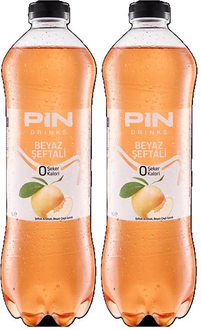 PIN Beyaz Şeftali Pet 1 lt (2 paketi)