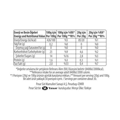 Pınar Ketçap 600 Gr