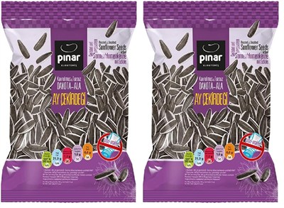 Pınar Siyah-Ala Ayçekirdeği Tuzsuz 125 gr (2 paketi)