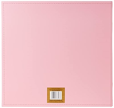 Pioneer Photo Albums Kolaj Çerçevesi Kabartmalı inç Bebek inç Dikişli Suni Deri Kılıf Bellek Defteri, Bebek Pembesi,