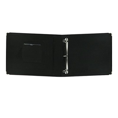 Pioneer T12JF-BK 30 cm x 30,5 cm Dikişli Suni Deri 3 Halkalı Cilt, Siyah