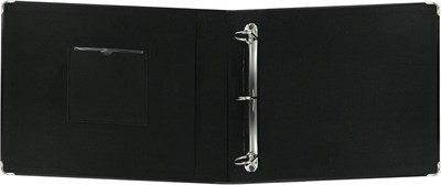 Pioneer T12JF-BK 30 cm x 30,5 cm Dikişli Suni Deri 3 Halkalı Cilt, Siyah