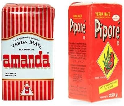 PİPORE Mate Çayı 250 Gr + Amanda Mate Çayı 250gr