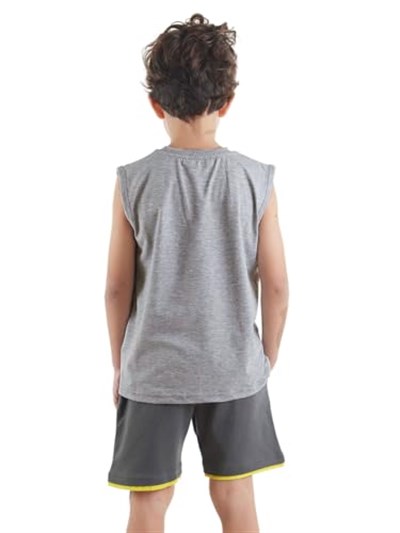 Pizzacı Köpekbalığı Erkek Çocuk T-shirt Şort Takım