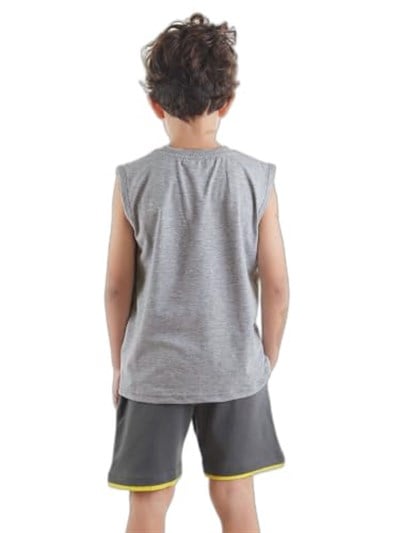Pizzacı Köpekbalığı Erkek Çocuk T-shirt Şort Takım