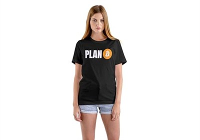 Plan Bitcoin Tişört Btc Tshirt Siyah Unisex