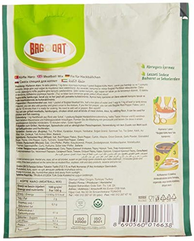 Plant Love Organic Bağdat Köfte Harcı 90 Gr (3 paketi)