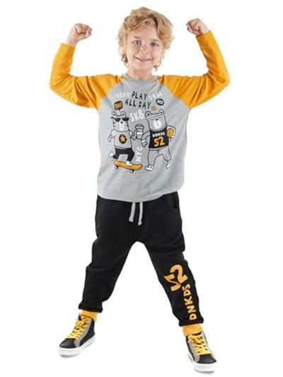 Play Allday Erkek Çocuk T-shirt Pantolon Takım