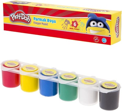 PLAY-DOH PARMAK BOYASI 6 RENK BİRLEŞİK 25 ML.