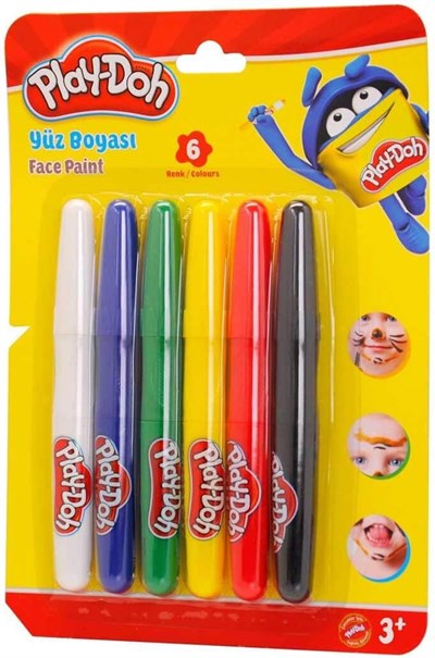 Play Doh Yüz Boyası 6 Renk