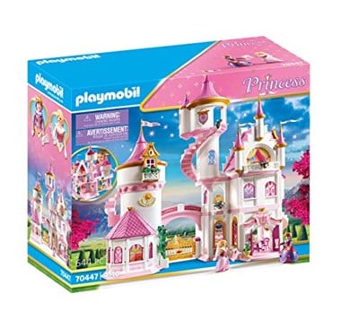 Playmobil 70447 Büyük Prenses Kalesi, prensler ve prensesler için büyülü dünya, eğlenceli, yaratıcı rol yapma, oyun seti 4 yaş ve üzeri çocuklar için uygundur